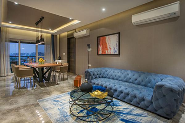 Manoj Doshi Apartment - Living Room